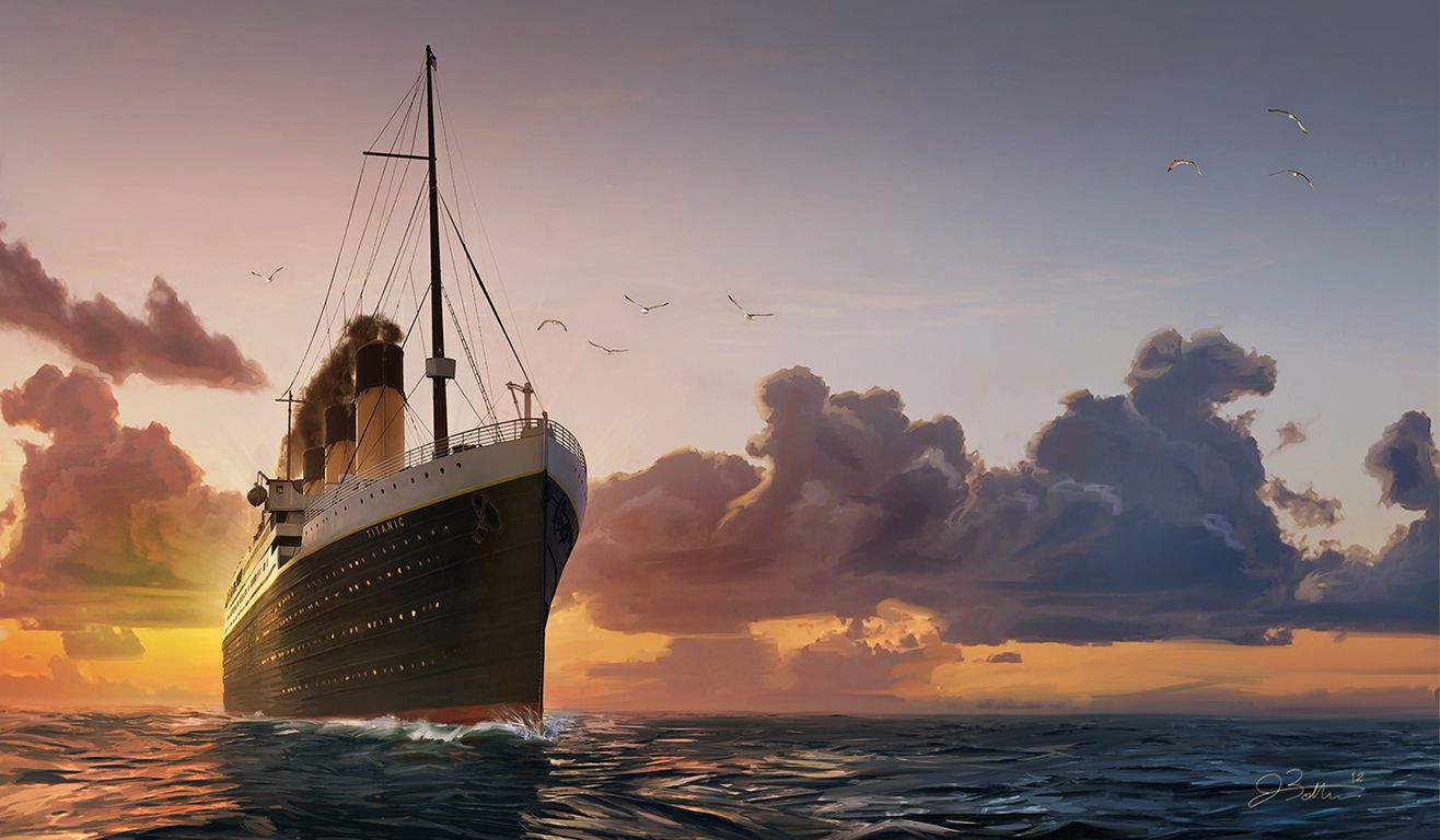 Титаник арт фото