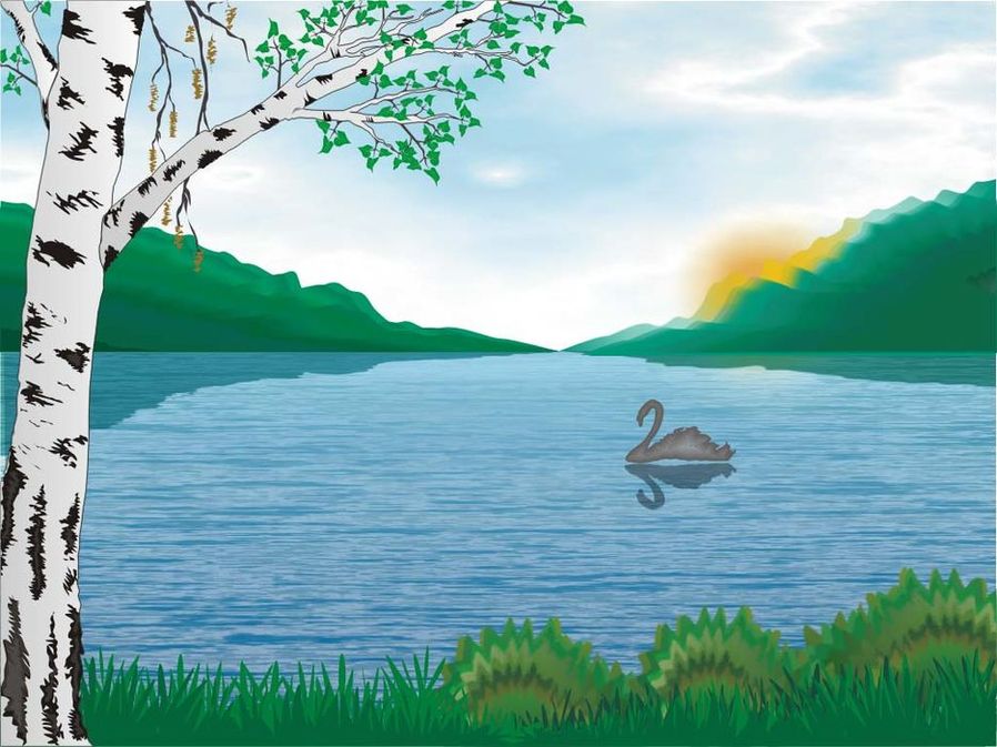 Картинки озера для детей (20 фото)
 Картинка Озеро