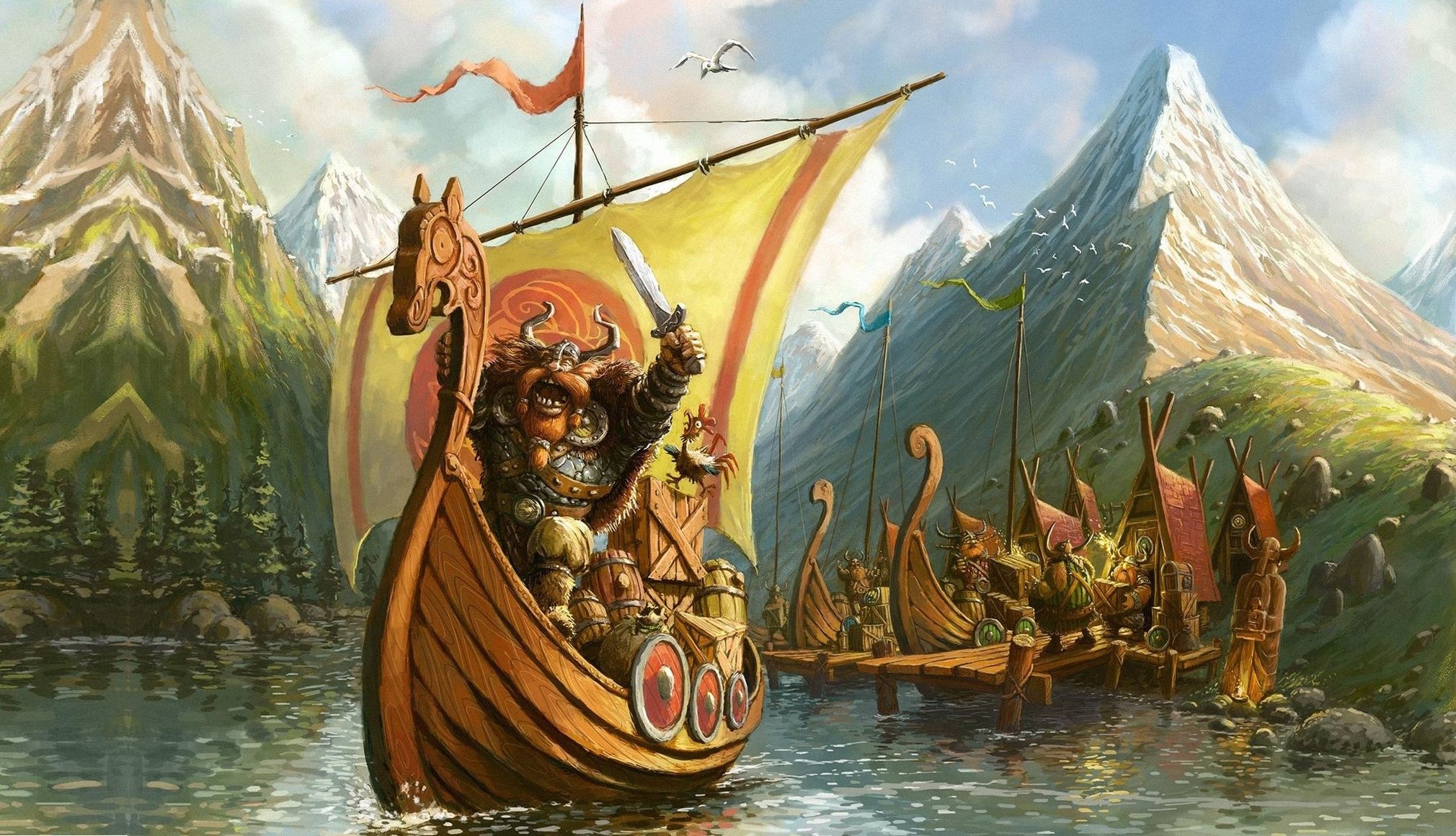 Картинки викинги (60 фото) .