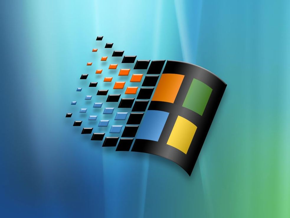 Логотип windows xp на прозрачном фоне