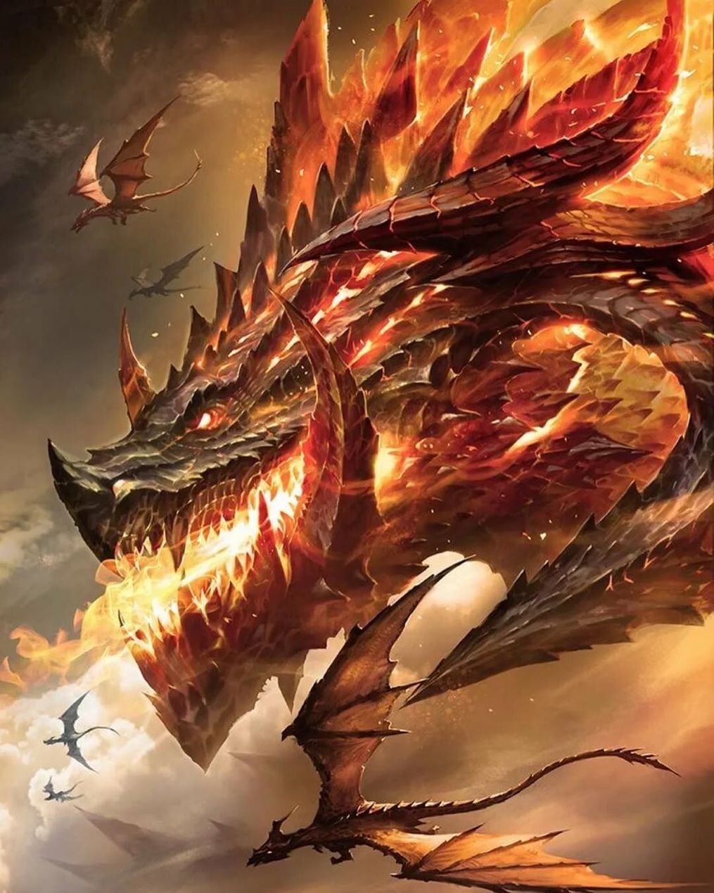 Картина дракон