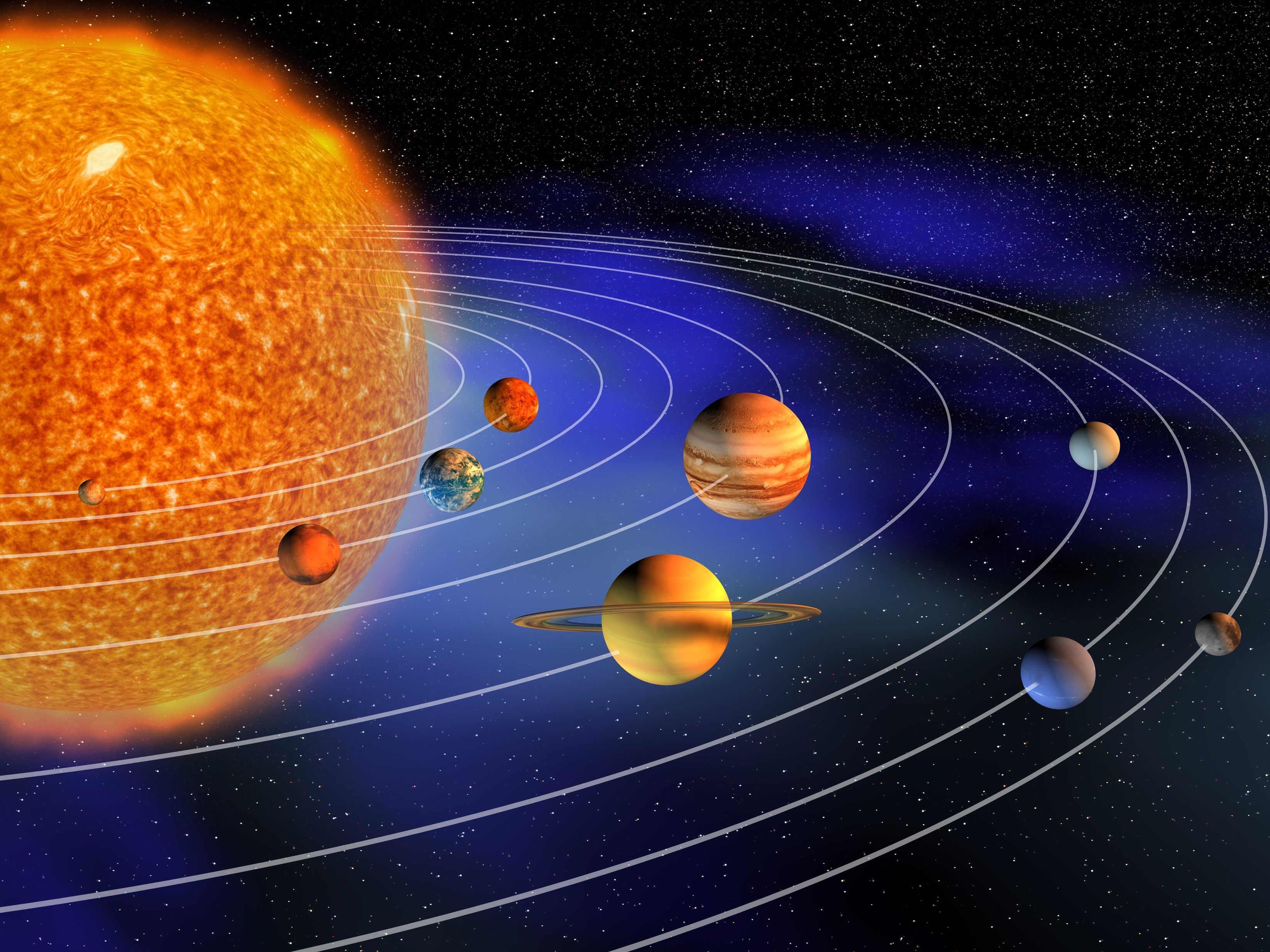 Меркурий расположение в солнечной системе
