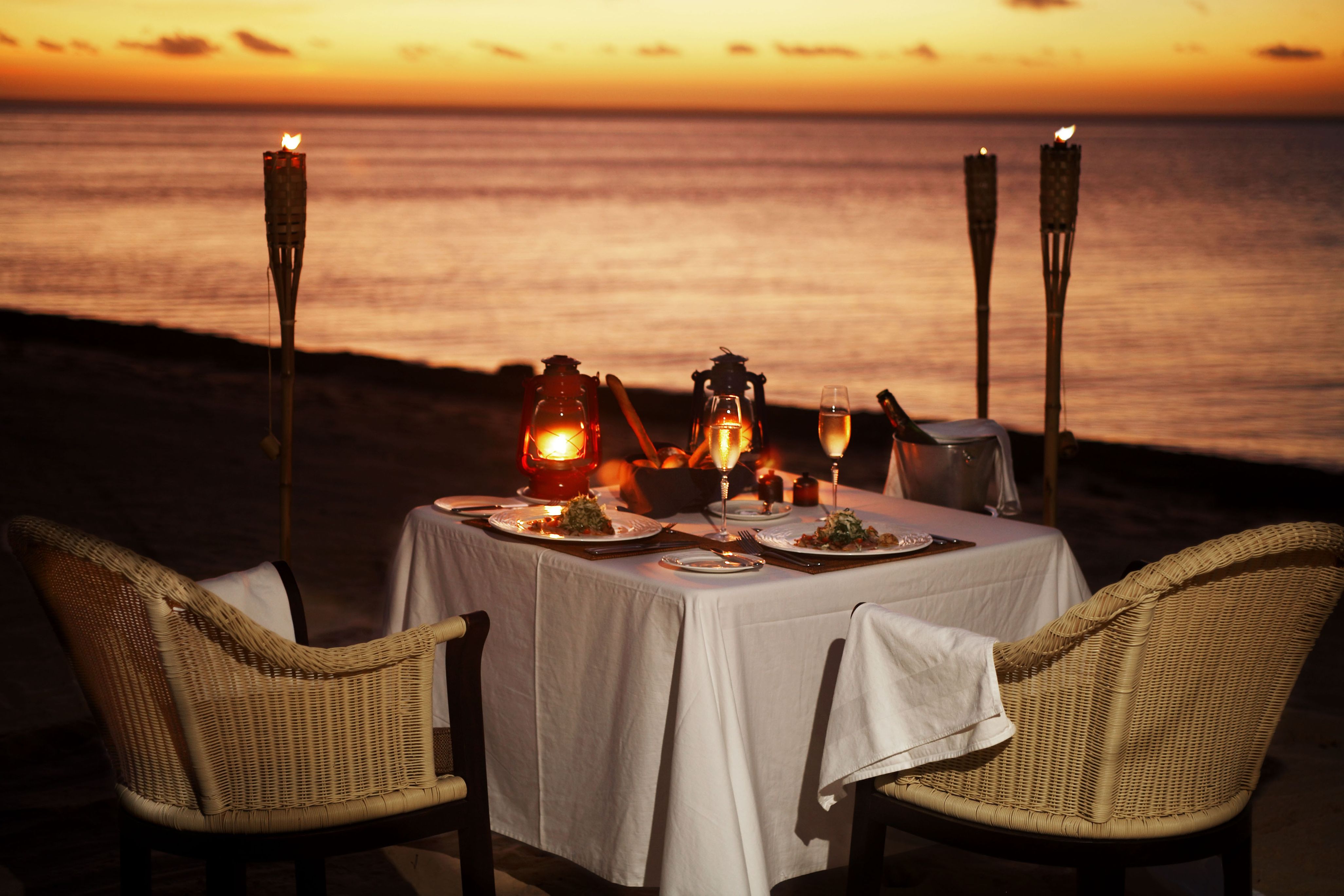Romantic dinner aruba