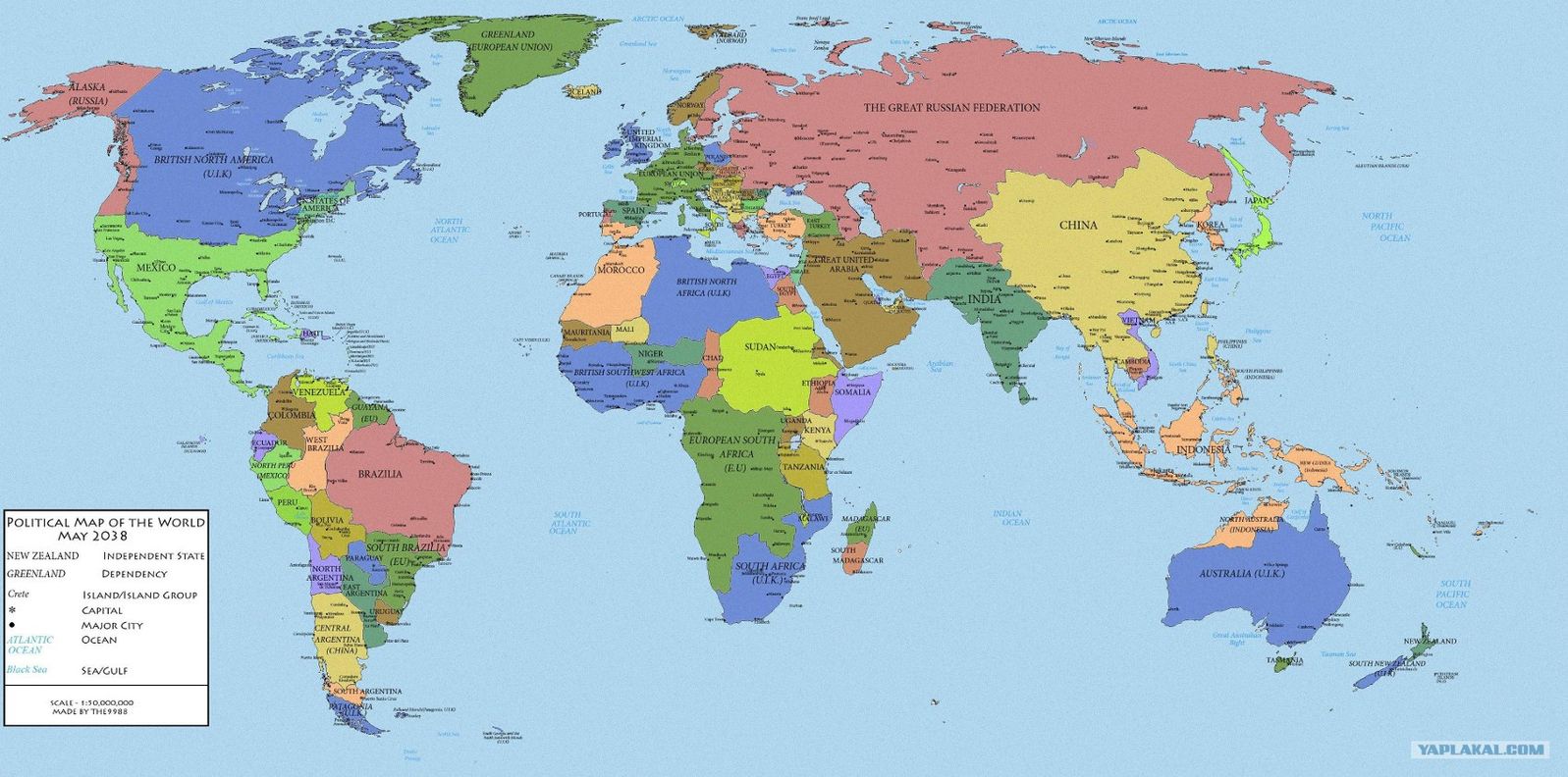 Фото карта мира со странами крупно на русском