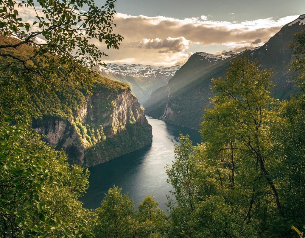 Красивые виды норвегии