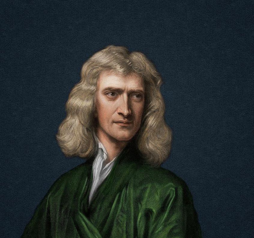Ньютон страна. Ньютон портрет.
